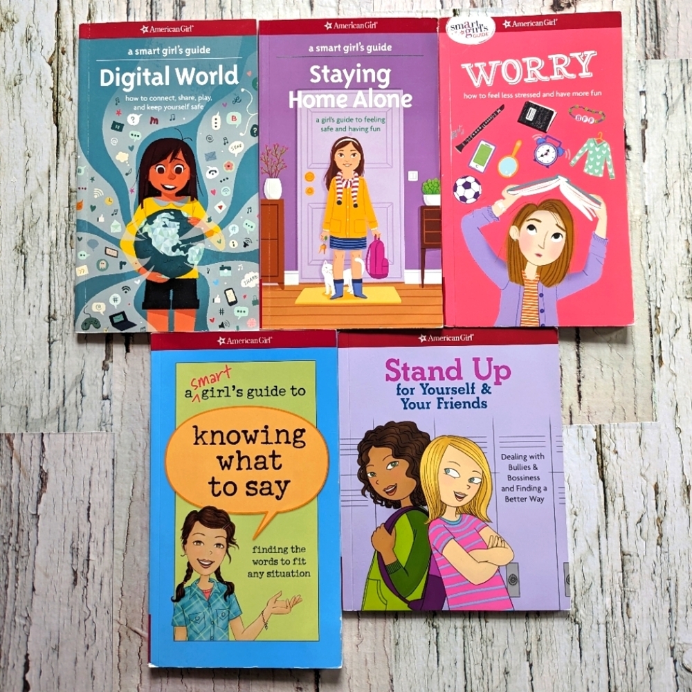 Lot of 5 American Girl Smart Girls Guide Books for Pre-Teen and Teenagers